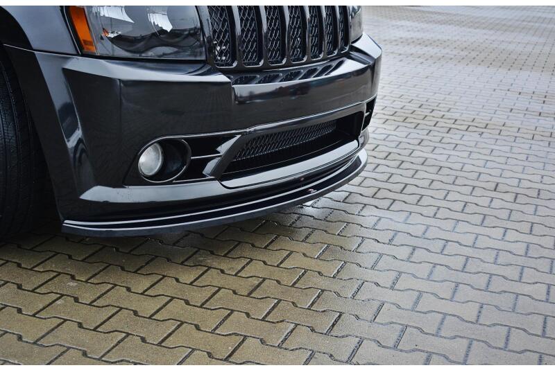 Diffusor Frontlippe Frontspoiler V.1 für Jeep Grand Cherokee (WK) STR8 Hochglanz schwarz