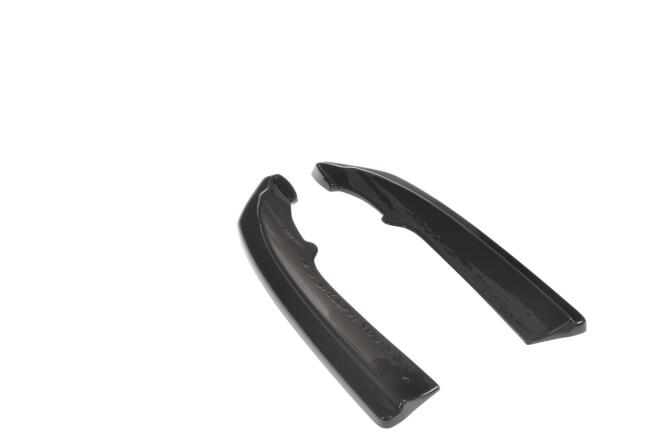 Maxton Design Diffusor Flaps für Mercedes E-Klasse W207 / C207 Coupe AMG-Line Hochglanz schwarz