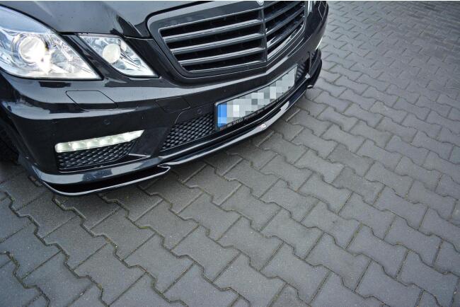Maxton Design Frontlippe V.1 für Mercedes E63 AMG W212 Hochglanz schwarz