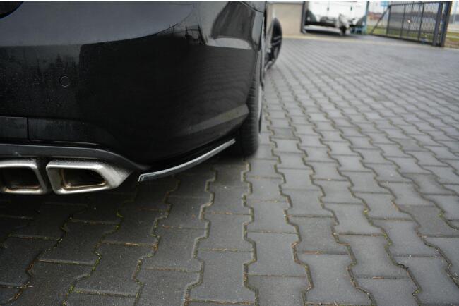 Maxton Design Diffusor Flaps für Mercedes E63 AMG W212 Hochglanz schwarz
