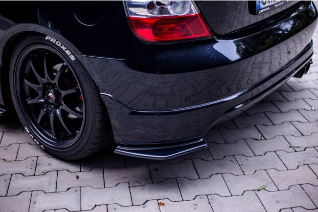 Maxton Design Diffusor Flaps für Audi Honda Civic VII Mk7 (EP3) Type-R/S Facelift Hochglanz schwarz