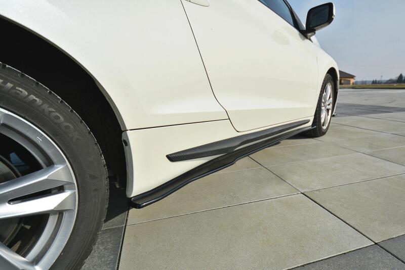 Maxton Design Seitenschweller (Paar) für Honda CR-Z Hochglanz schwarz