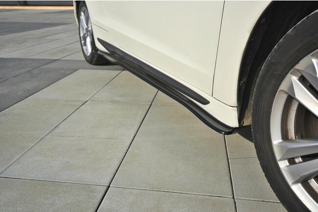 Maxton Design Seitenschweller (Paar) für Honda CR-Z Hochglanz schwarz