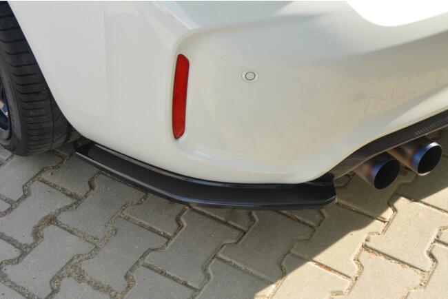 Maxton Design Diffusor Flaps V.1 für BMW M2 F87 Coupe Hochglanz schwarz