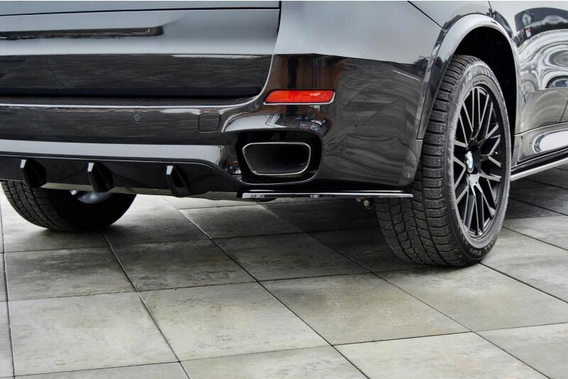 Maxton Design Diffusor Flaps für BMW X5 F15 M50d Hochglanz schwarz