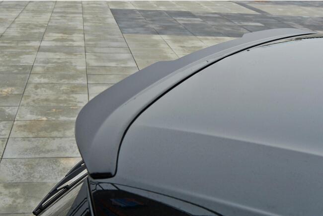 Maxton Design Heckspoiler Lippe für BMW X5 F15 M50d Hochglanz schwarz