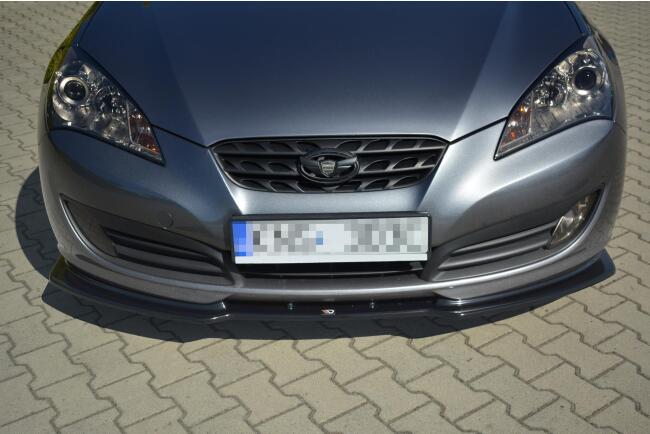 Maxton Design Frontlippe für Hyundai Genesis Coupe Mk1 Hochglanz schwarz