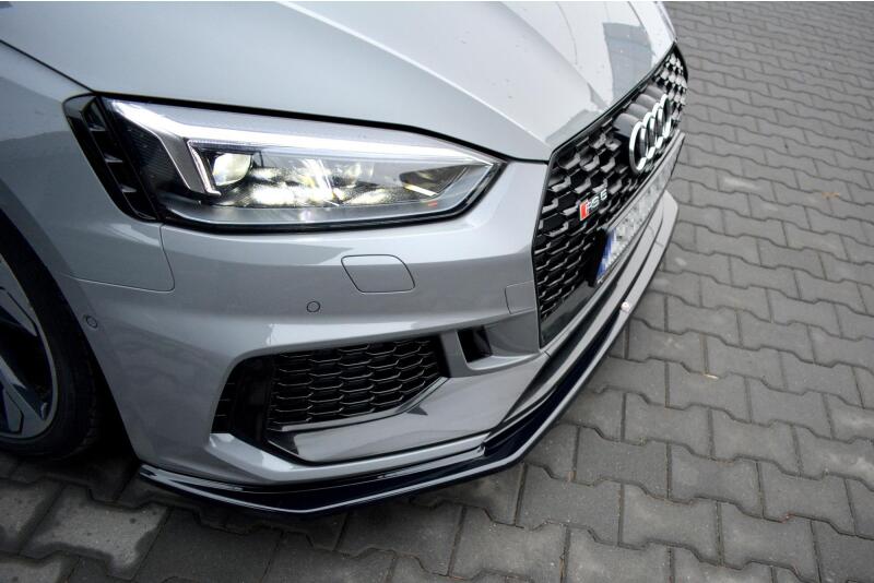 Diffusor Frontlippe Frontspoiler V.2 für Audi RS5 F5 Coupe / Sportback Hochglanz schwarz