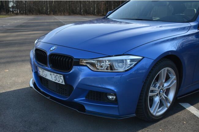 Maxton Design Frontlippe für BMW 3er F30 / F31 M-Paket (2011-2018) Hochglanz schwarz