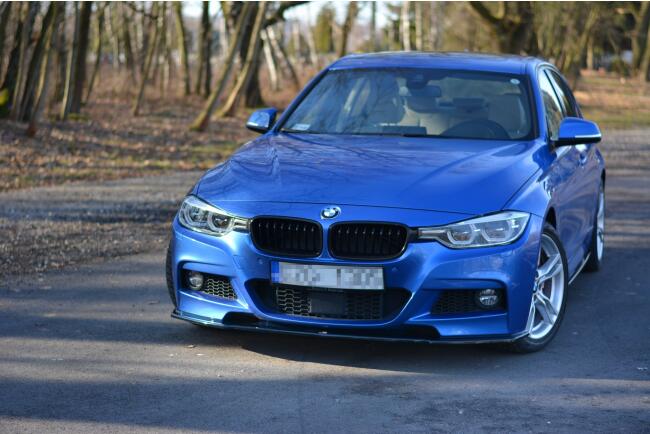 Maxton Design Frontlippe für BMW 3er F30 / F31 M-Paket (2011-2018) Hochglanz schwarz