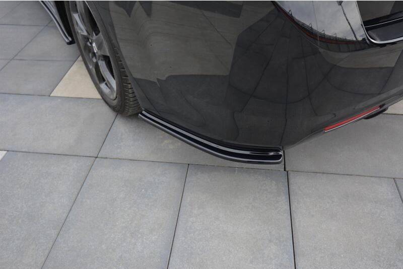 Maxton Design Diffusor Flaps für Honda Accord VIII Mk8 (CU) Limo Hochglanz schwarz