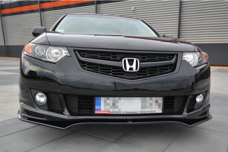 Diffusor Frontlippe Frontspoiler für Honda Accord VIII Mk8 Type-S (CU) Hochglanz schwarz