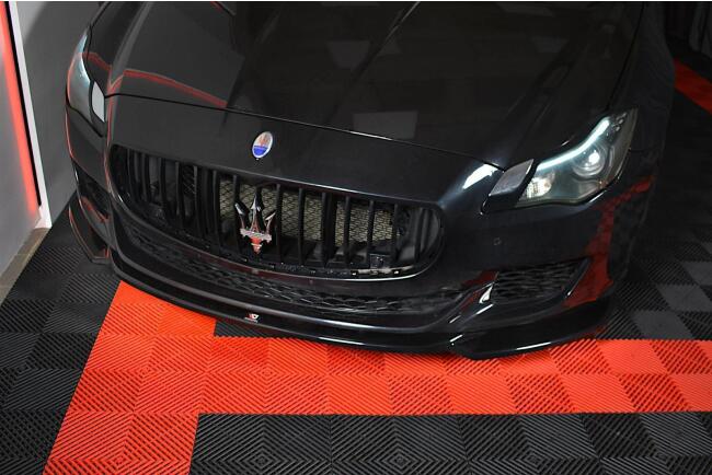 Maxton Design Frontlippe für Maserati Quattroporte VI Mk6 Hochglanz schwarz
