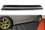 Maxton Design Seitenschweller (Paar) für Fiat 500 Hatchback vor Facelift Hochglanz schwarz