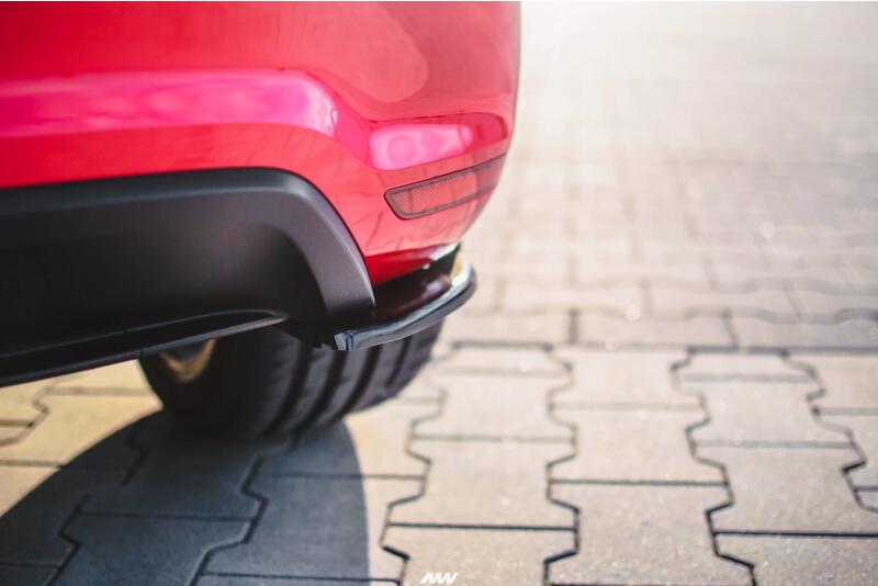 Maxton Design Diffusor Flaps für VW Polo 5 GTI 6R vor Facelift Hochglanz schwarz