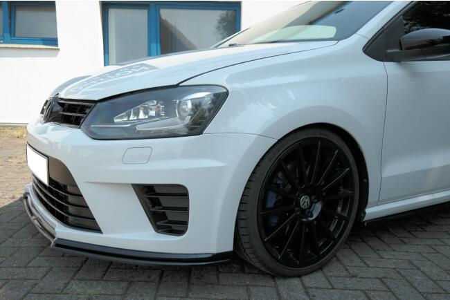 Maxton Design Frontlippe für VW Polo WRC Mk5 Hochglanz schwarz