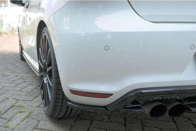 Maxton Design Diffusor Flaps für VW Polo WRC Mk5 Hochglanz schwarz