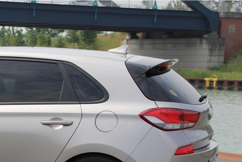 Spoiler Heckspoiler Lippe für Hyundai I30 Mk3 Hatchback Hochglanz schwarz