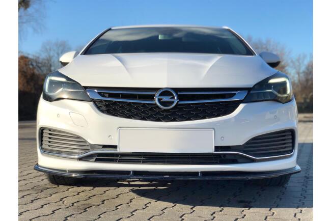 Maxton Design Frontlippe V.1 für Opel Astra K OPC-Line Hochglanz schwarz