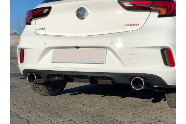 Maxton Design Diffusor Flaps für Opel Astra K OPC-Line Hochglanz schwarz