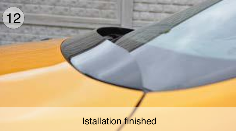 Maxton Motorhaubenverlängerung Montage