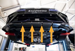 Maxton VW Golf 8 Frontlippe Montage